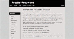 Desktop Screenshot of frettts-freeware.de