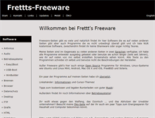 Tablet Screenshot of frettts-freeware.de