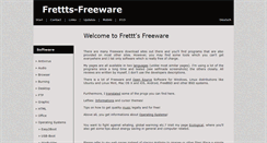 Desktop Screenshot of frettts-freeware.com