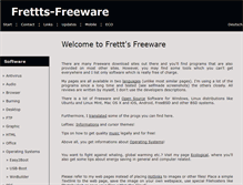 Tablet Screenshot of frettts-freeware.com